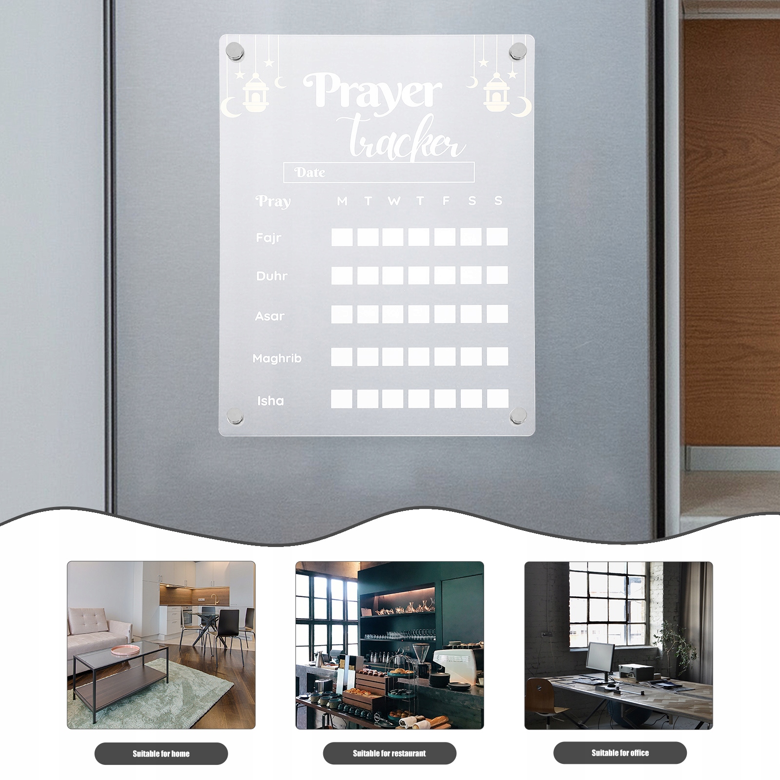 LODÓWKA AKRYLOWA Z TABLICĄ WIADOMOŚCI Rozmiar inny