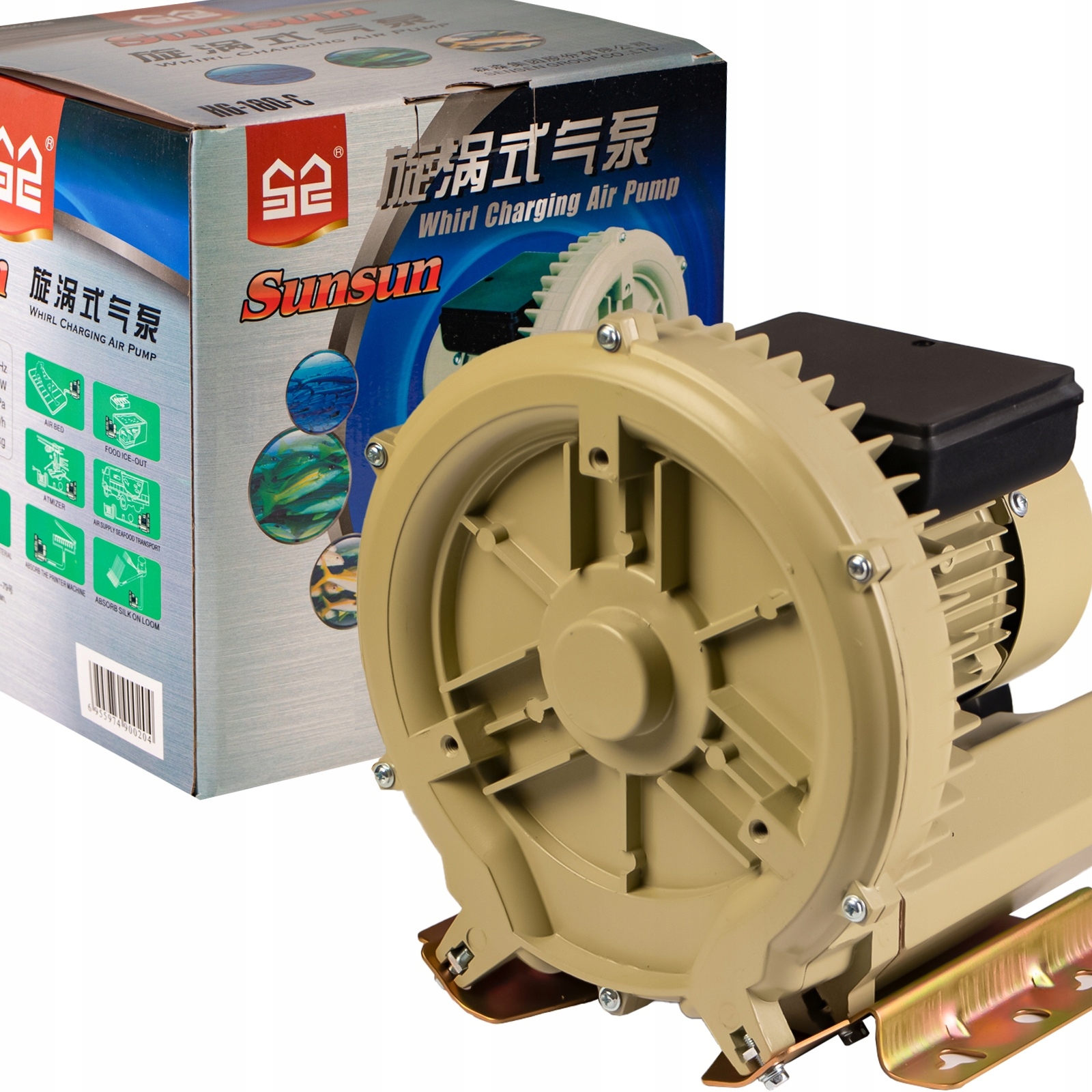 Kompletna Pompa Powietrza Ssąco-tłocząca 26.000L/H Sunsun Whirl Air Pump