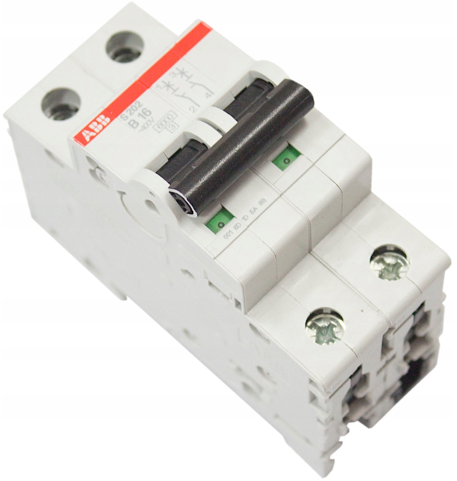 

Wyłącznik Nadprądowy 2P B20A 6kA Ac S202B 20 Abb