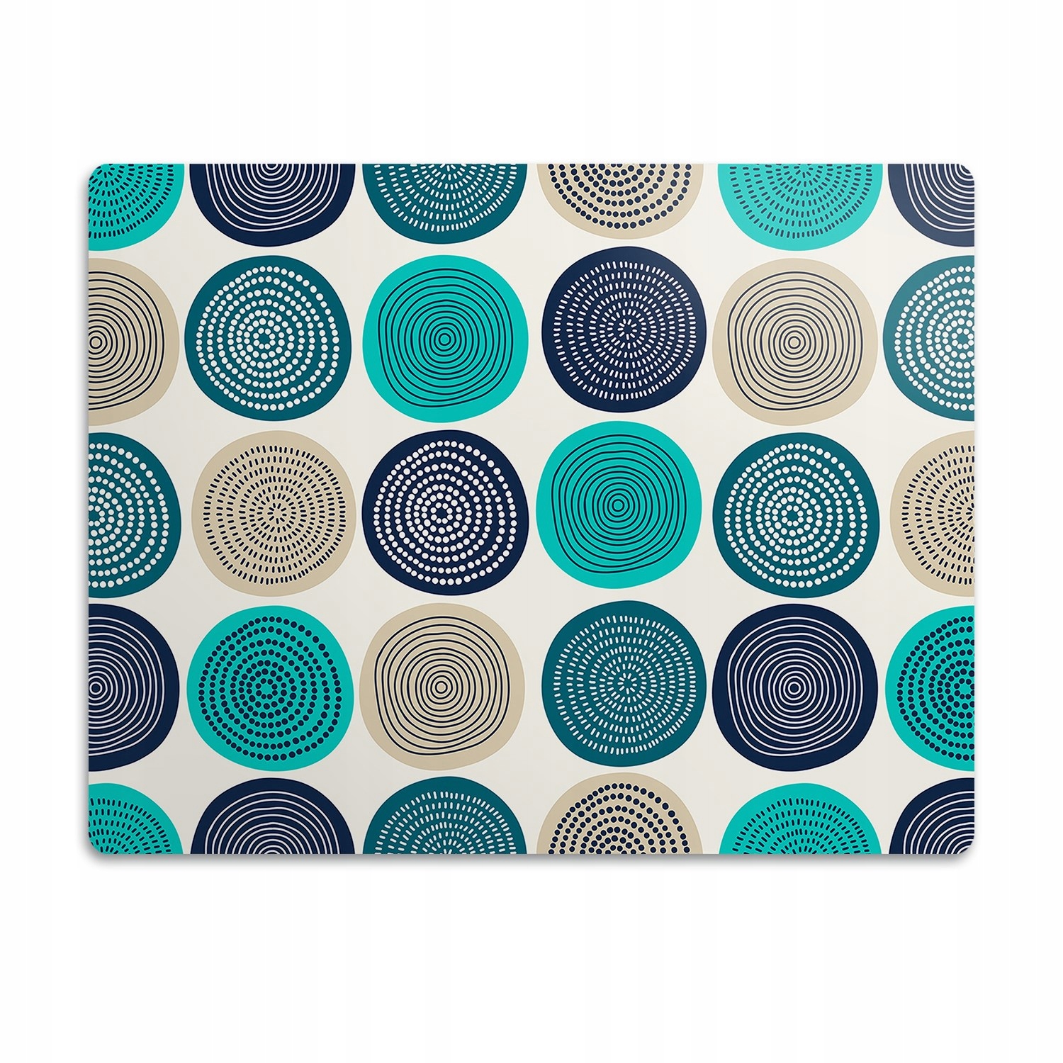 Levně Pro kočky podložka pod záchod Abstraktní kola 60x40 cm