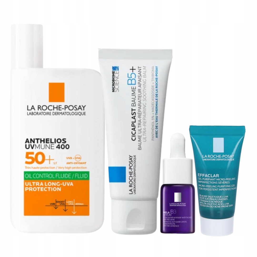 La Roche-Posay Cicaplast Balsam B5+ i Anthelios Krem ochronny Spf 50+ 50ml