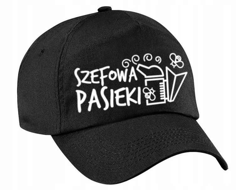 

Czapka z daszkiem Szefowa Pasieki Czarna na prezen