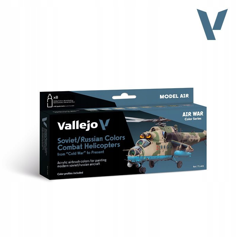 Vallejo: 71.601 Model Air Air War Sovětské/ruské Barvy Pro Bojové Vrtulníky