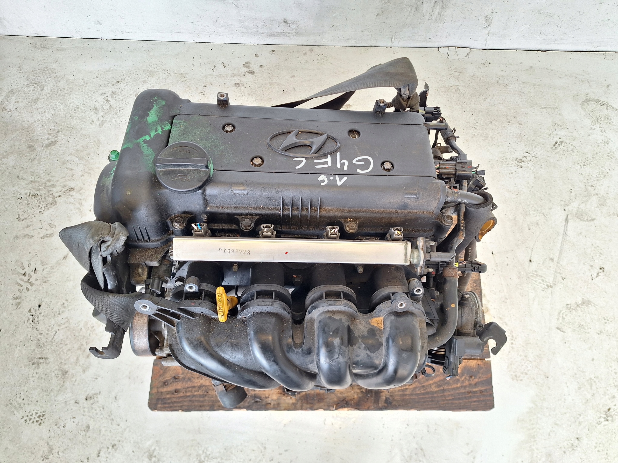 KIA HYUNDAI 06-12 engine 1.6 16V 115KM G4FC