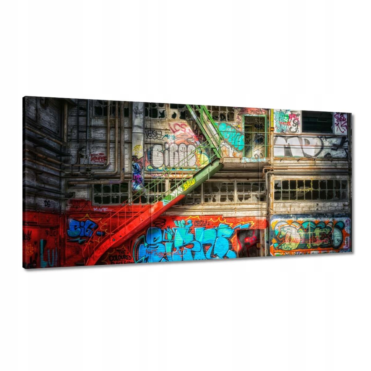 Obrazy 180x90 Graffiti Pouličné umenie