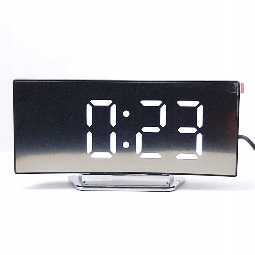 LEDOWY ZEGAR BUDZIK Z TEMPERATURA I ALARMEM EAN (GTIN) 5903802204391