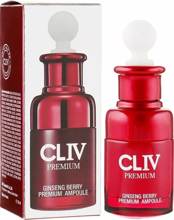 Oryginalna Ampułka Z Jagodami Żeń-szenia CLIV Premium 30ML.