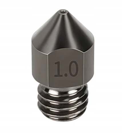 DYSZA 1,0 mm MK8 STAL HARTOWANA 1,75mm ENDER 3 5