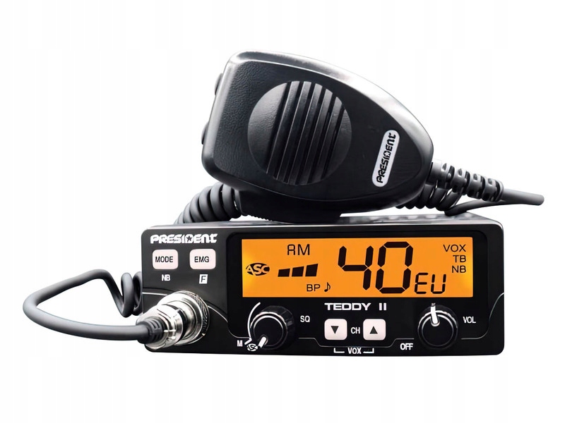 Radio CB PRESIDENT Teddy II ASC VOX AM FM