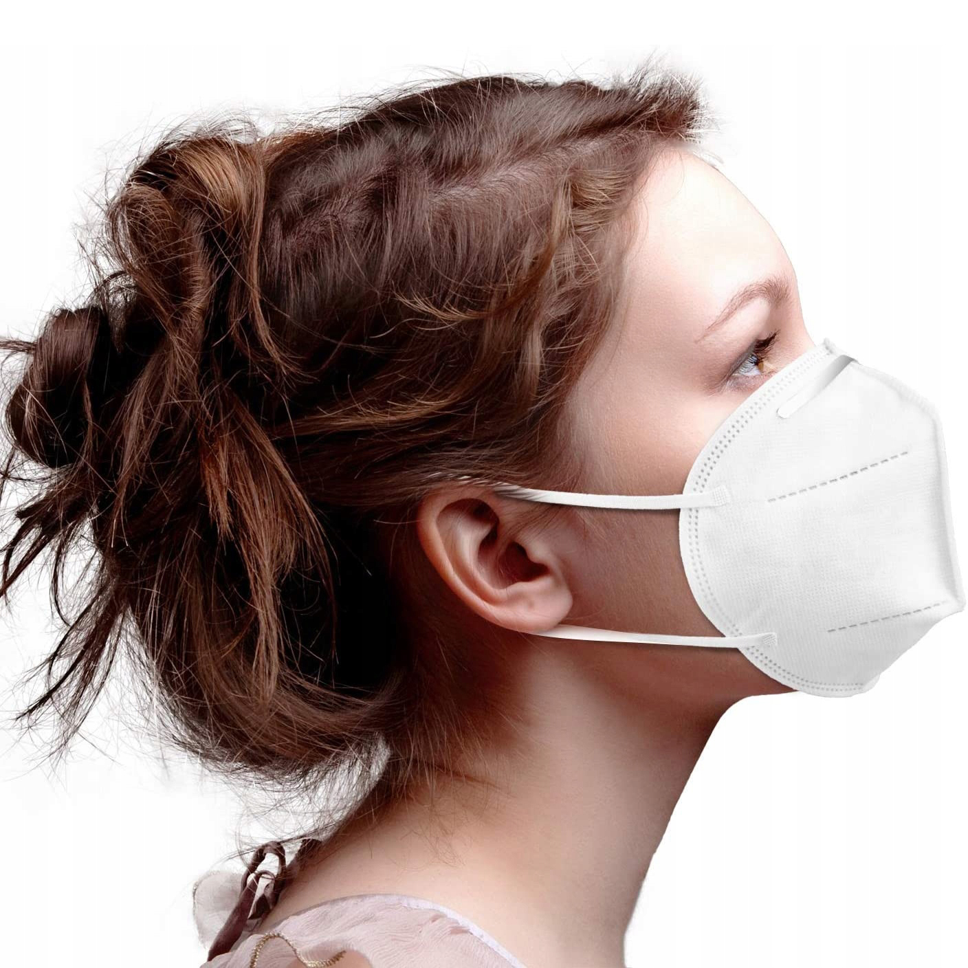 100 x MASKA MASECZKA OCHRONNA WIELORAZOWA KN95 Model MASECZKA OCHRONNA KN95