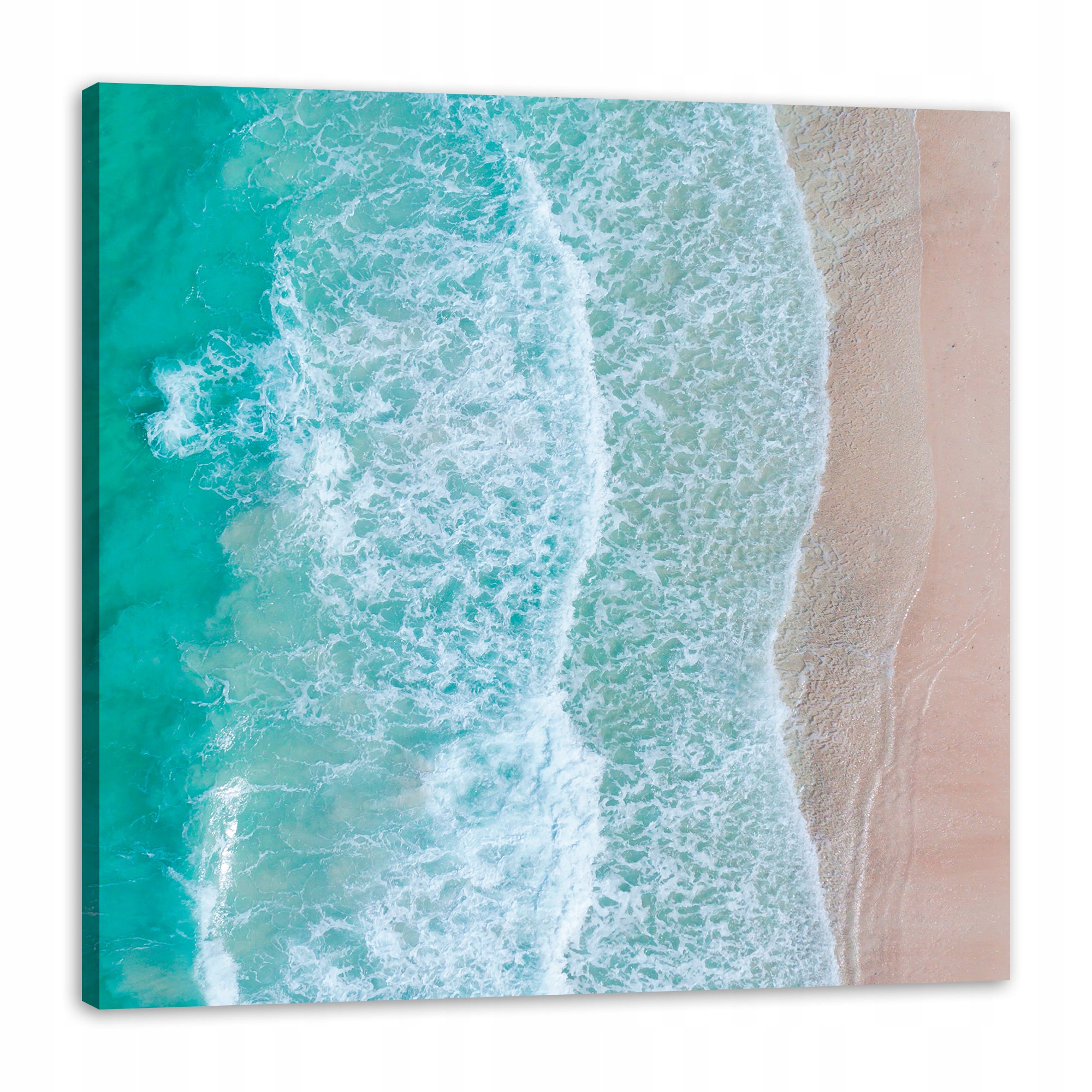 Obraz na plátně Oceán Vlny Příroda Pláž 80x80 cm