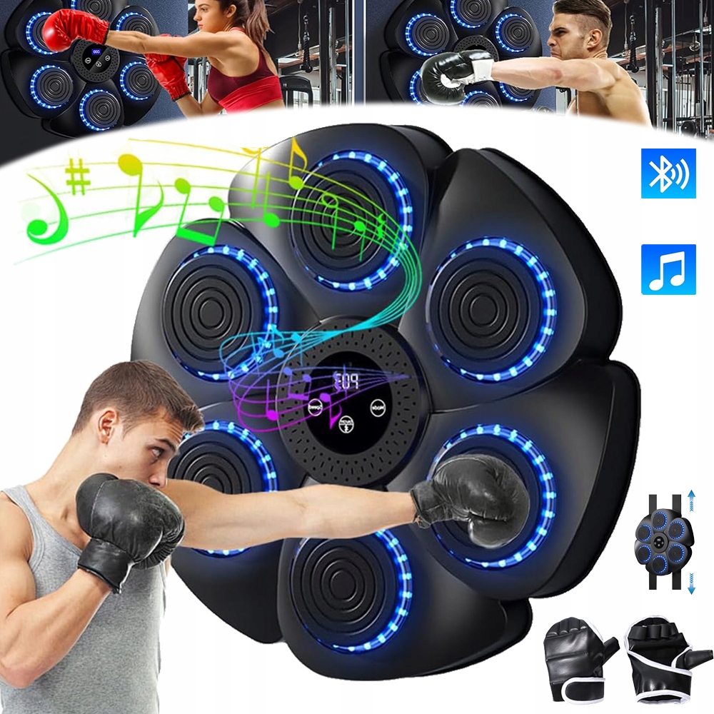 Hudební Boxovací Stroj Boxovací Trenažér Součástí Balení Jsou Boxerské Rukavice