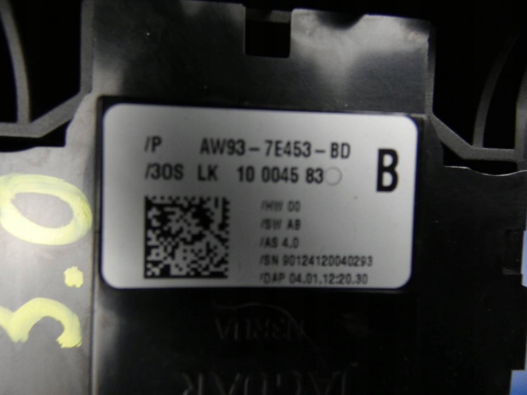 JAGUAR XJ X351 PANEL switch POKRETLO IDRIVE changes of the gear