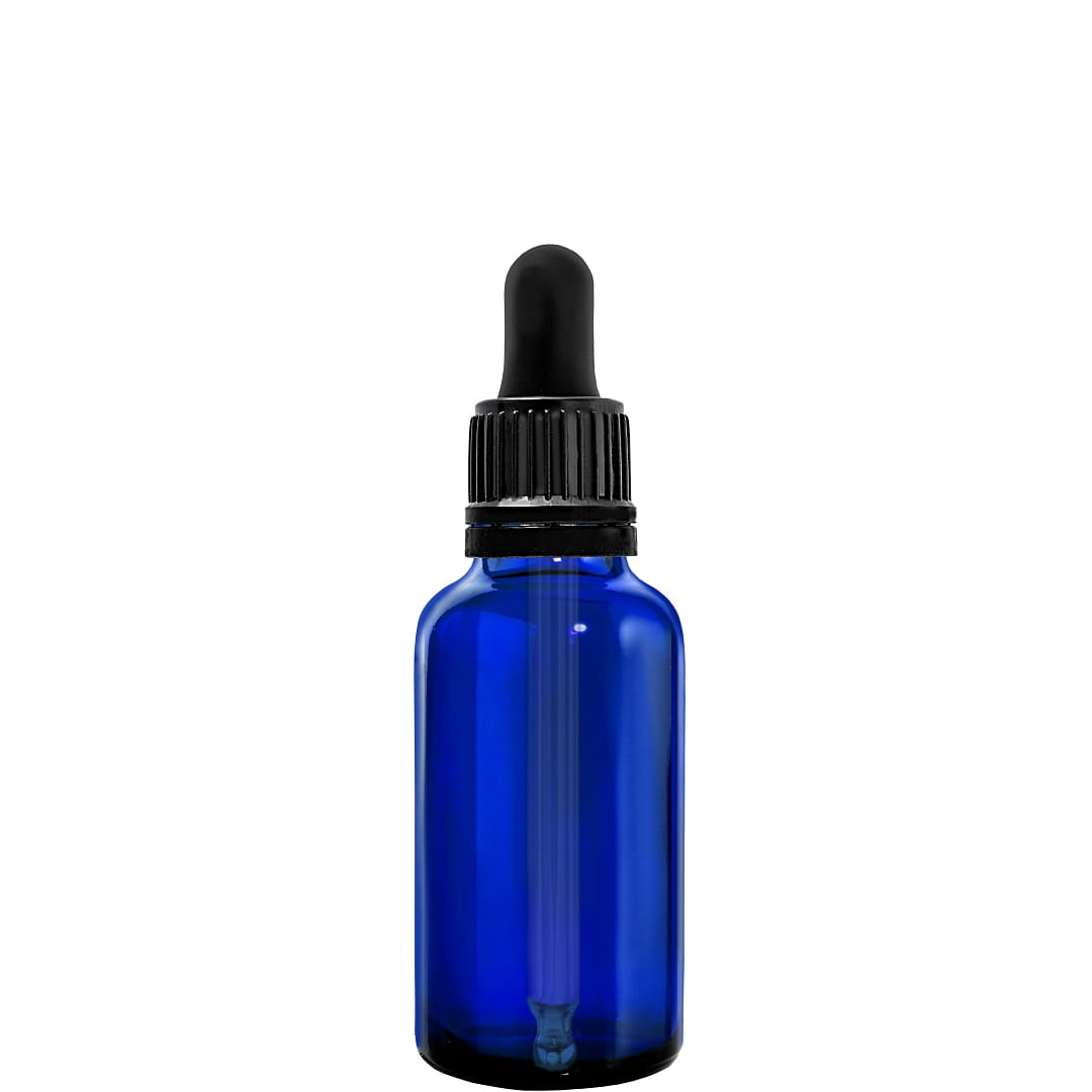 

Butelka Szkło 30ML Niebieska Z Pipetą Gwarancyjną