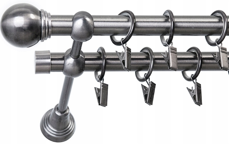 

Karnisz Metalowy Fi 19 Podwójny 320 CM Metal