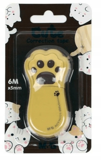 

Korektor W Taśmie Cute 6X5MM Kotki Łapki