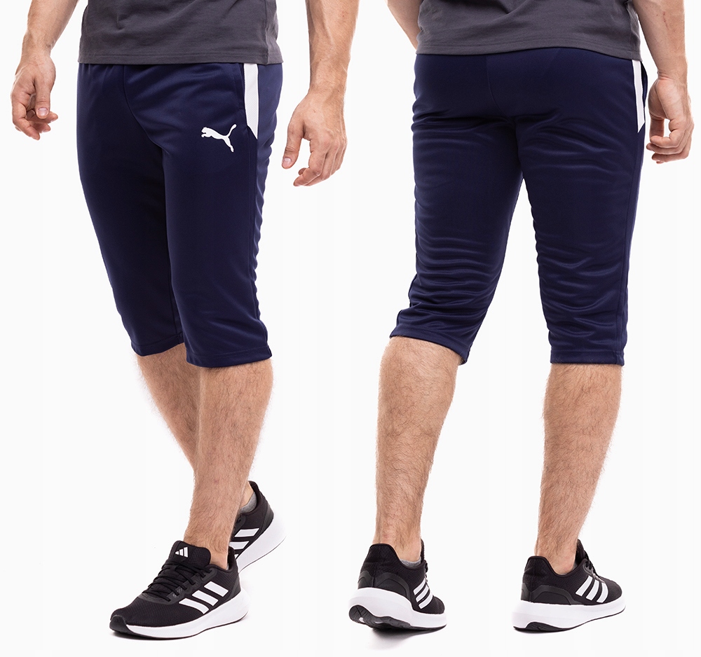 Puma pánské sportovní kraťasy 3/4 tréninkové teamLIGA vel M