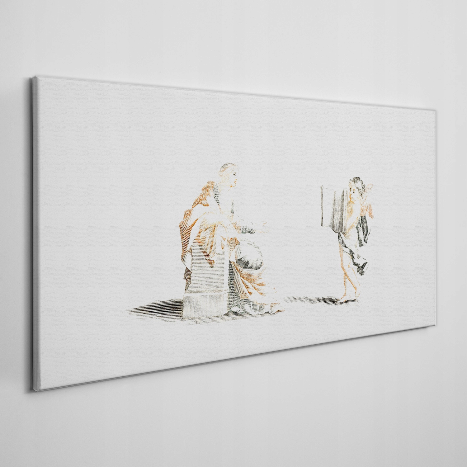 

Obraz ścienny na płótnie Anioły vintage 120x60 cm
