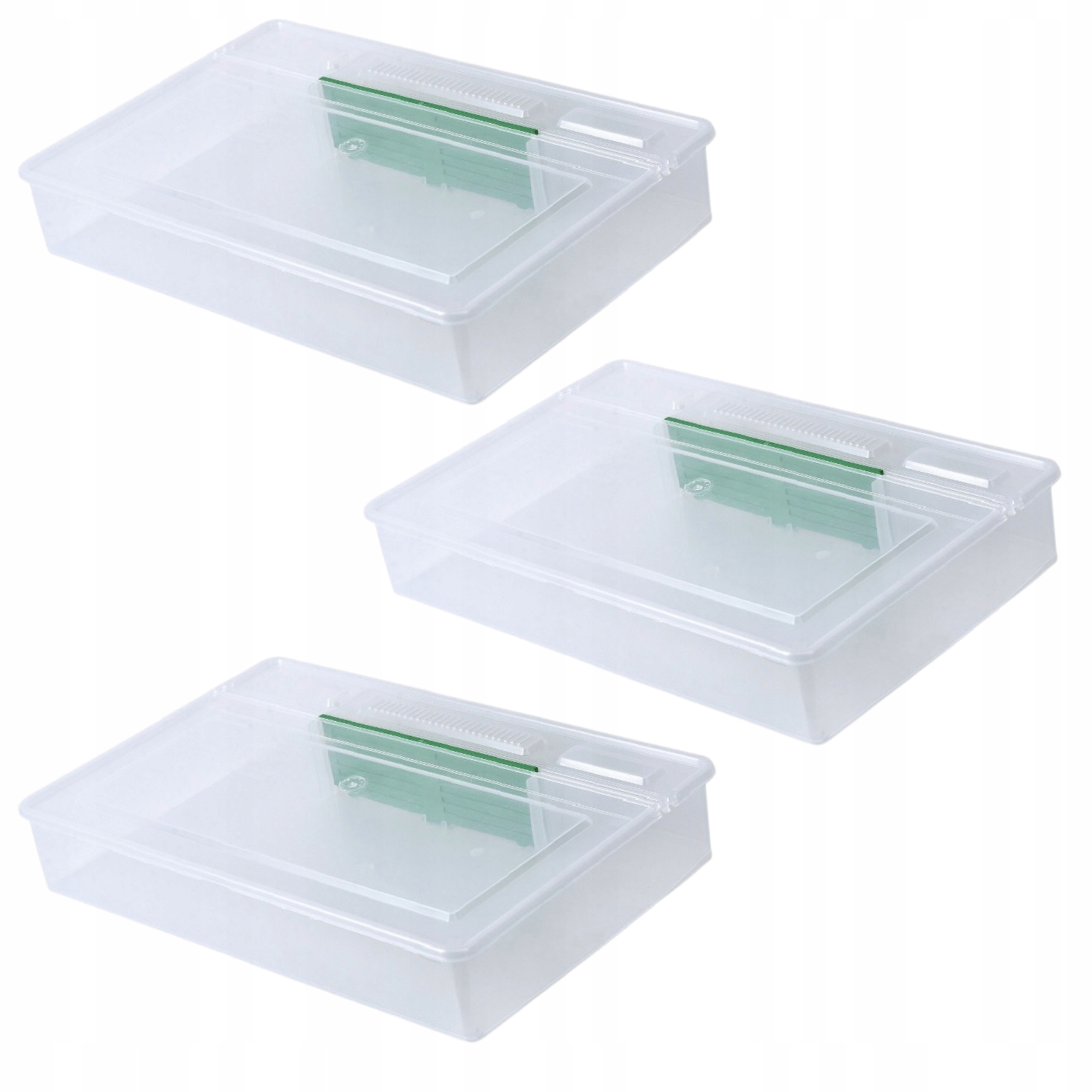 Podkrmová krabička průhledná 3L x 3 BRCtech