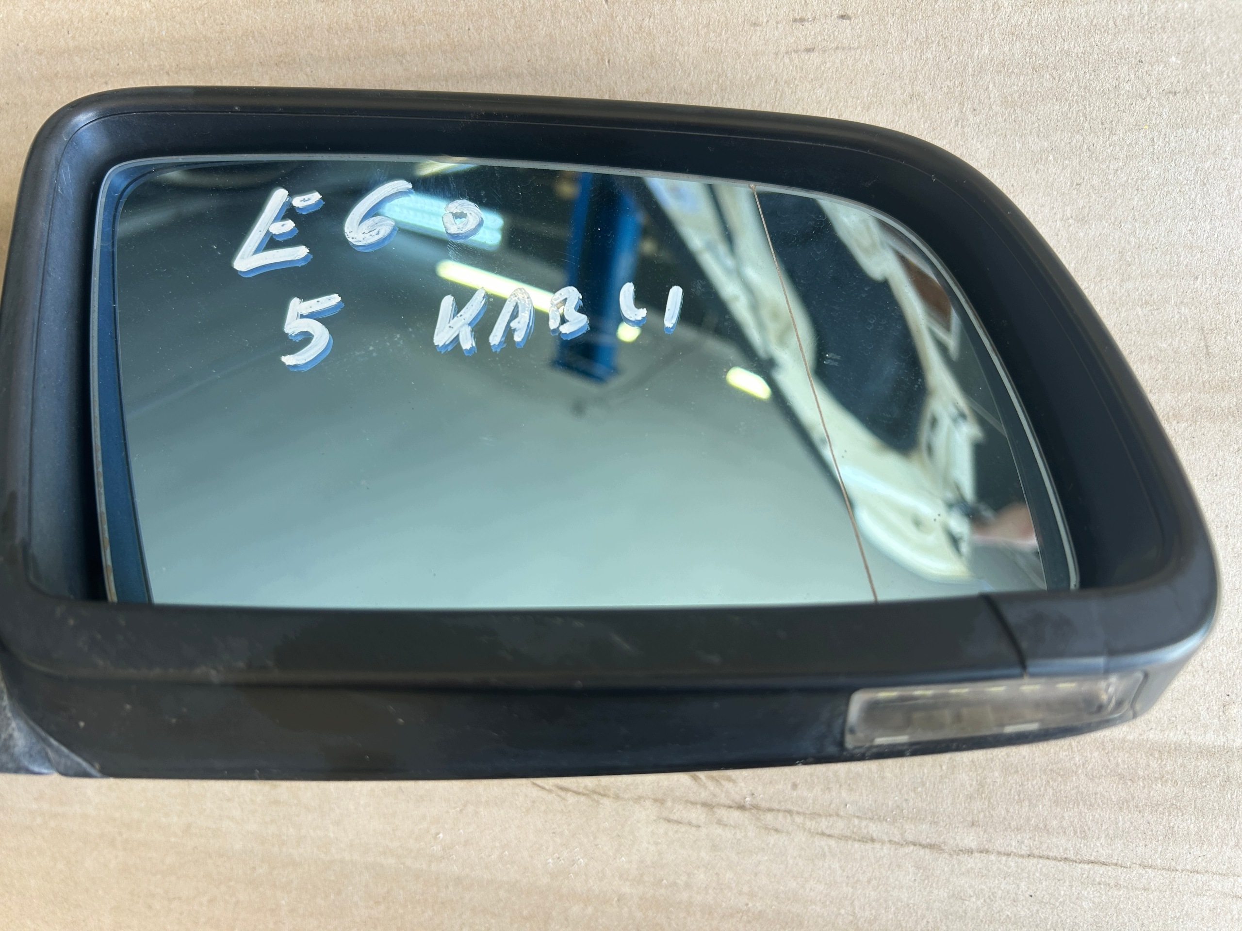 BMW E60 Spiegel rechts 5 Kabel EUROPA 668/9 SHWARZ 2