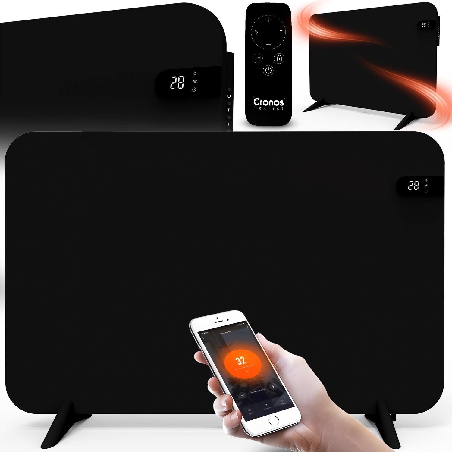 Elektrický Infračervený Panel 450W S Wifi A Nohami