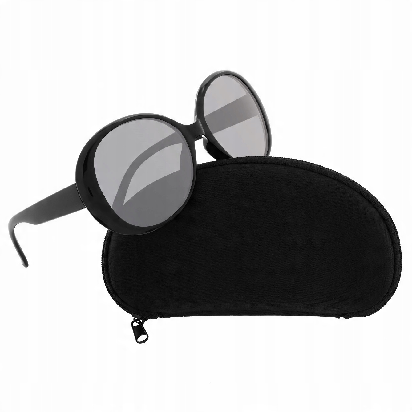 

Okulary Muchy Damskie przeciwsłoneczne Czarne etui