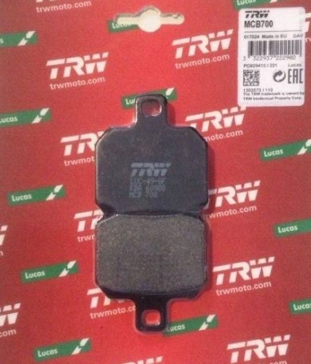 

Klocki Ham Tył Trw Aprilia RSV1000 R Factory 04-10