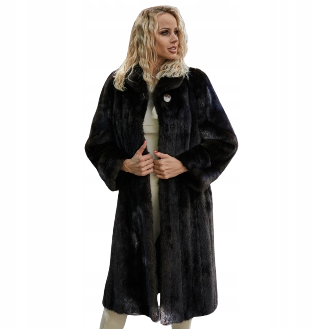 FUTRO Z PEŁNYCH NOREK / Kolor: Ciemny brąz / Rozmiary: 38, 40, 42, 44