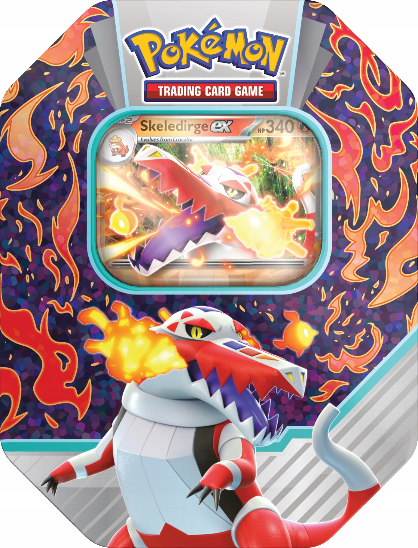 Pokemon TCG: Paldea Partners Tin Skeledirge ex