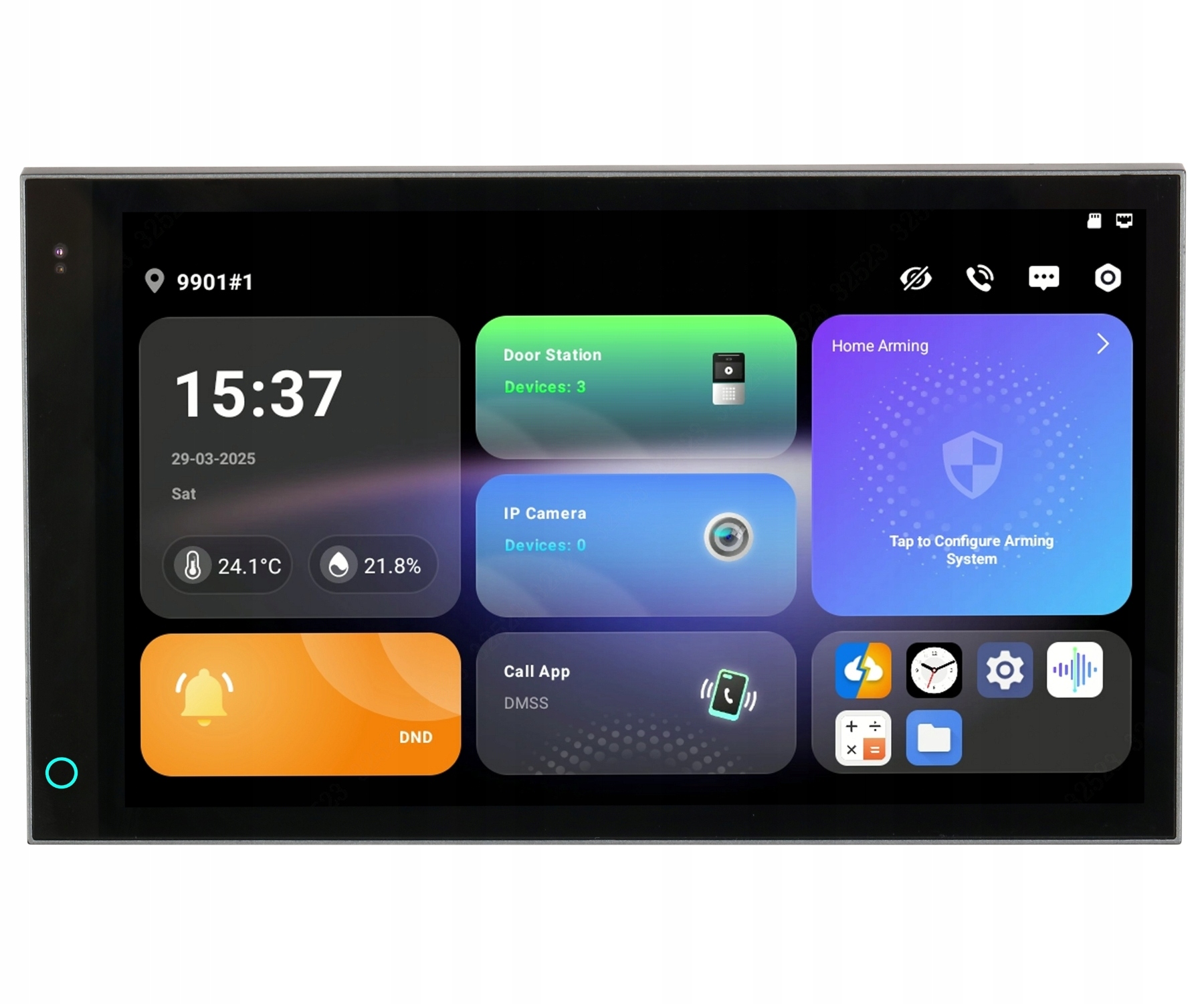 Monitor videovrátnika Dahua SCP3022A-B PoE Ip Android Wifi Smart Panel