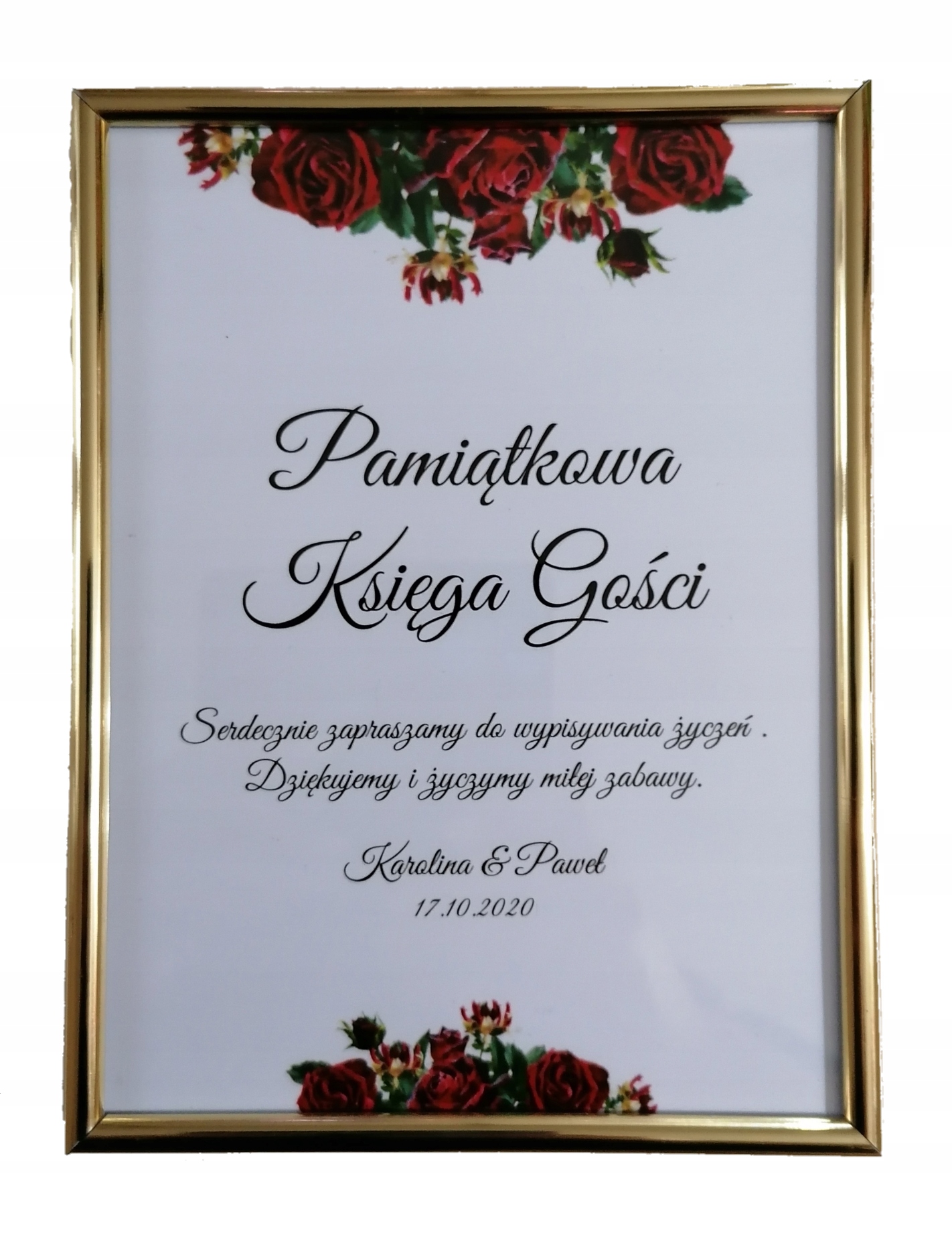 

Księga gości ramka