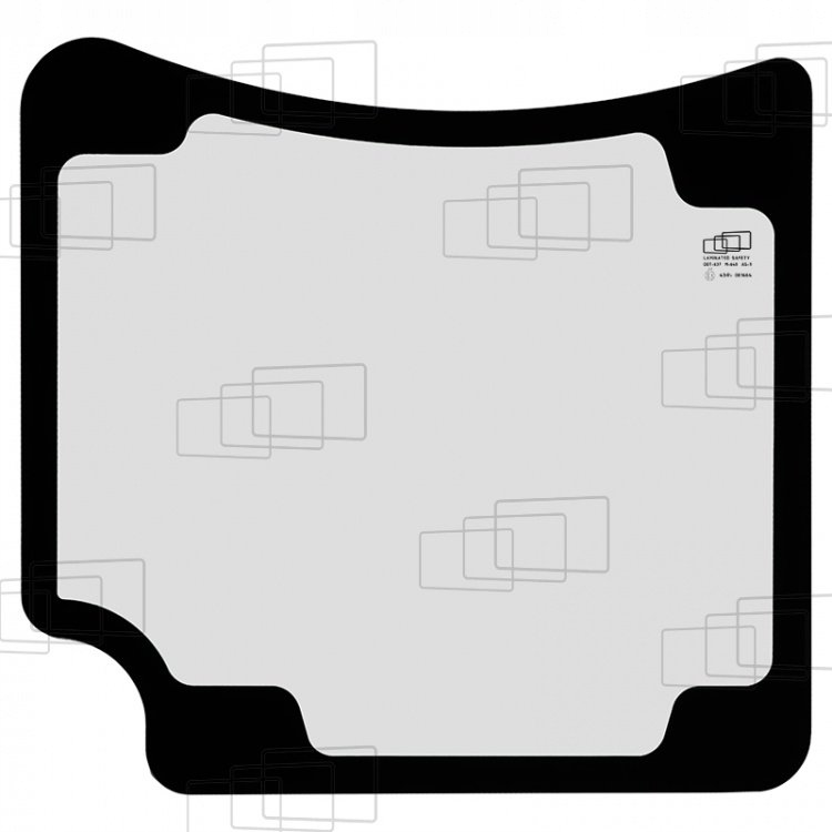 Linde střešní sklo na kočárek s rámečkem 3864376307