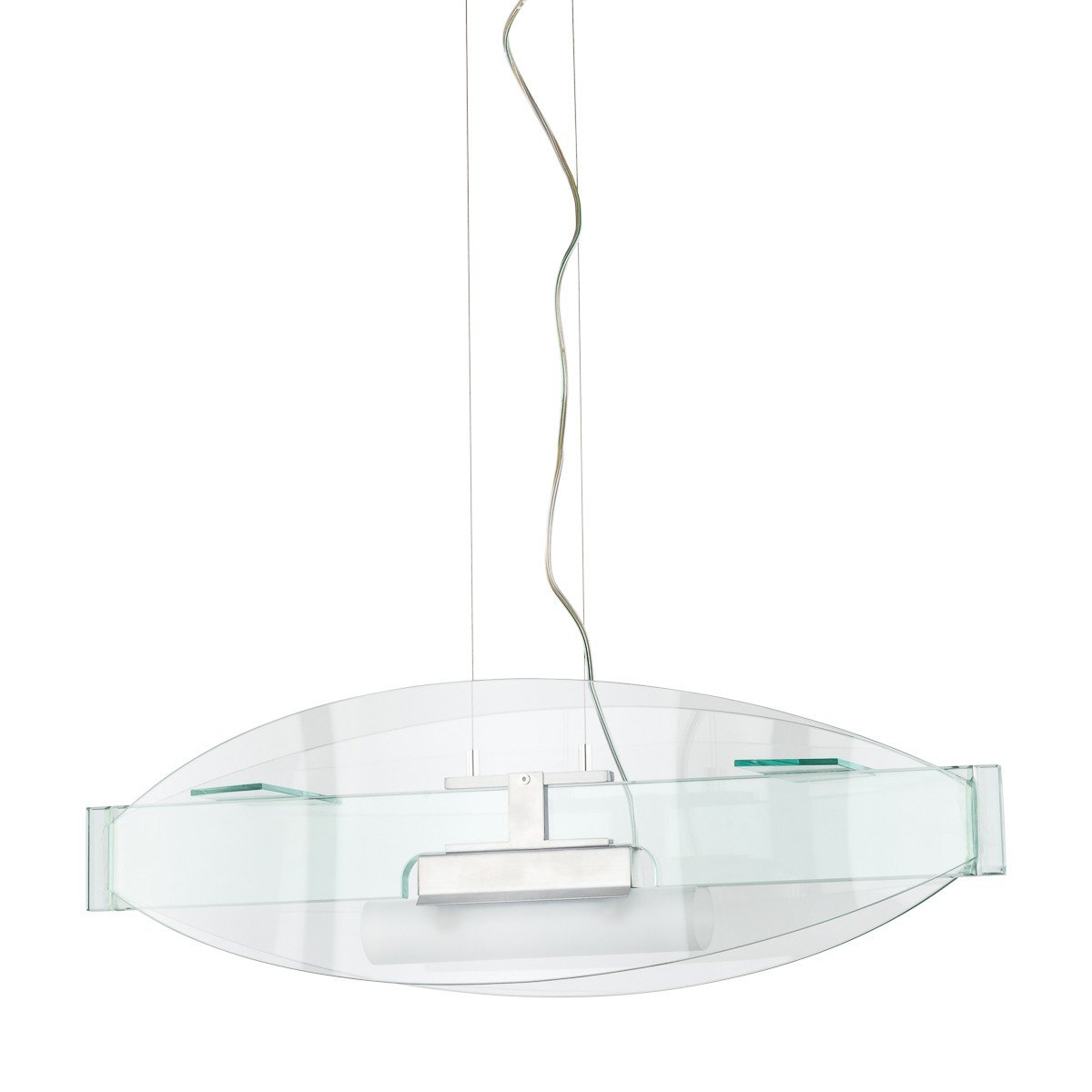 Elegantní závěsná lampa Muari Italux do obývacího pokoje