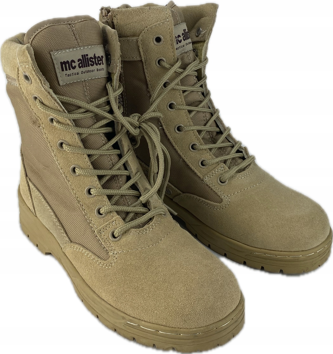 Outdoorové taktické boty vojenského typu McAllister Patriot desert vel. 41