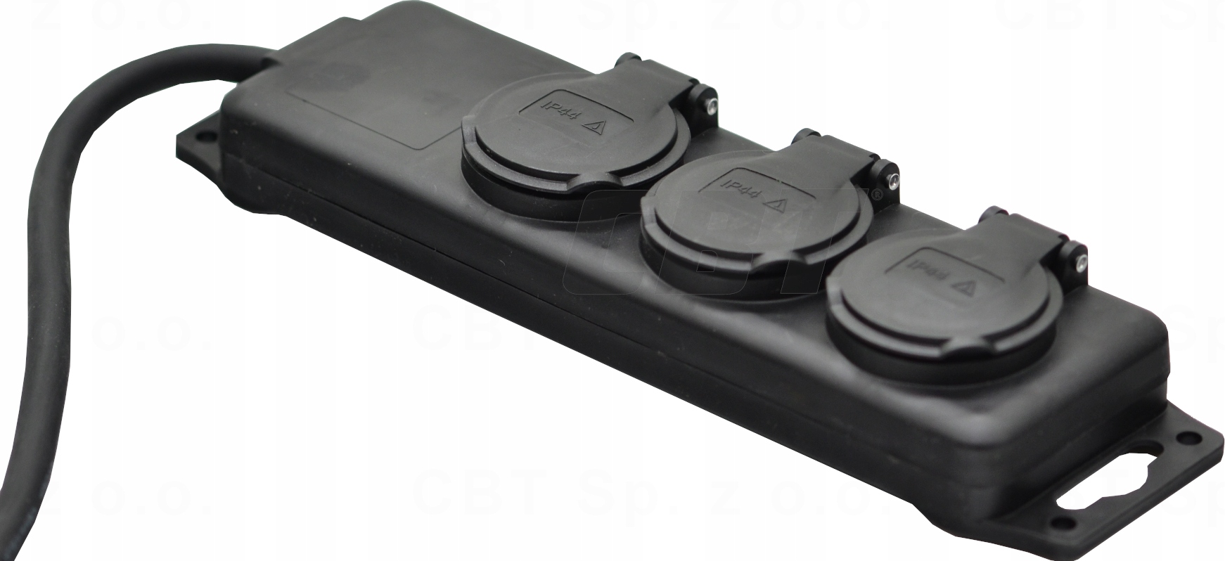 PRZEDŁUŻACZ ZEWNĘTRZNY LISTWA ZASILAJĄCA 3 GNIAZDA PRZEWÓD 2M IP44 OGRODOWY EAN (GTIN) 4007123633517