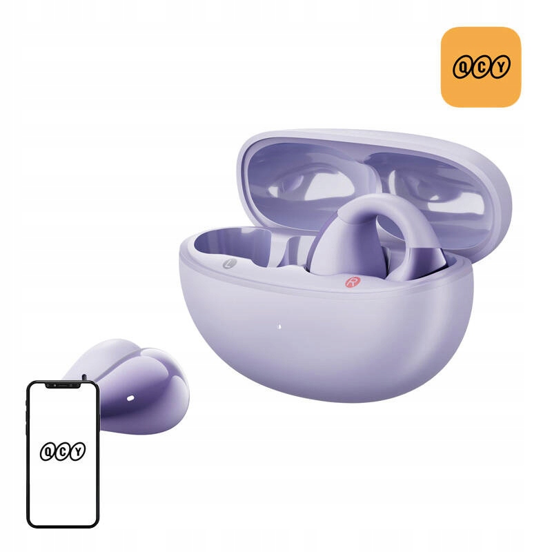 Crossky Clip C30 Qcy fejhallgató (lila)