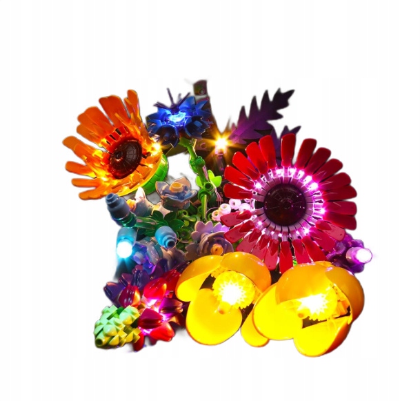 Zestaw świateł Led do 10313 Wildflower Bouquet oświetlenie bukietu opis