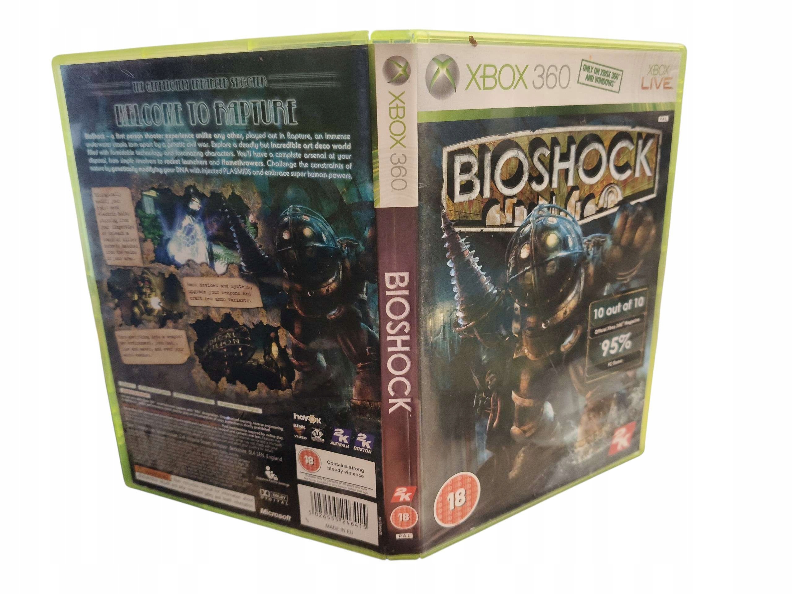 BioShock Xbox 360 pudełkowa