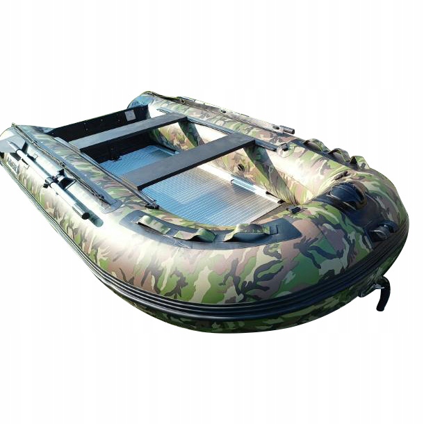 Ponton MAWERIC 370D Camu 2 (brązowe liście) podłoga aluminiowa