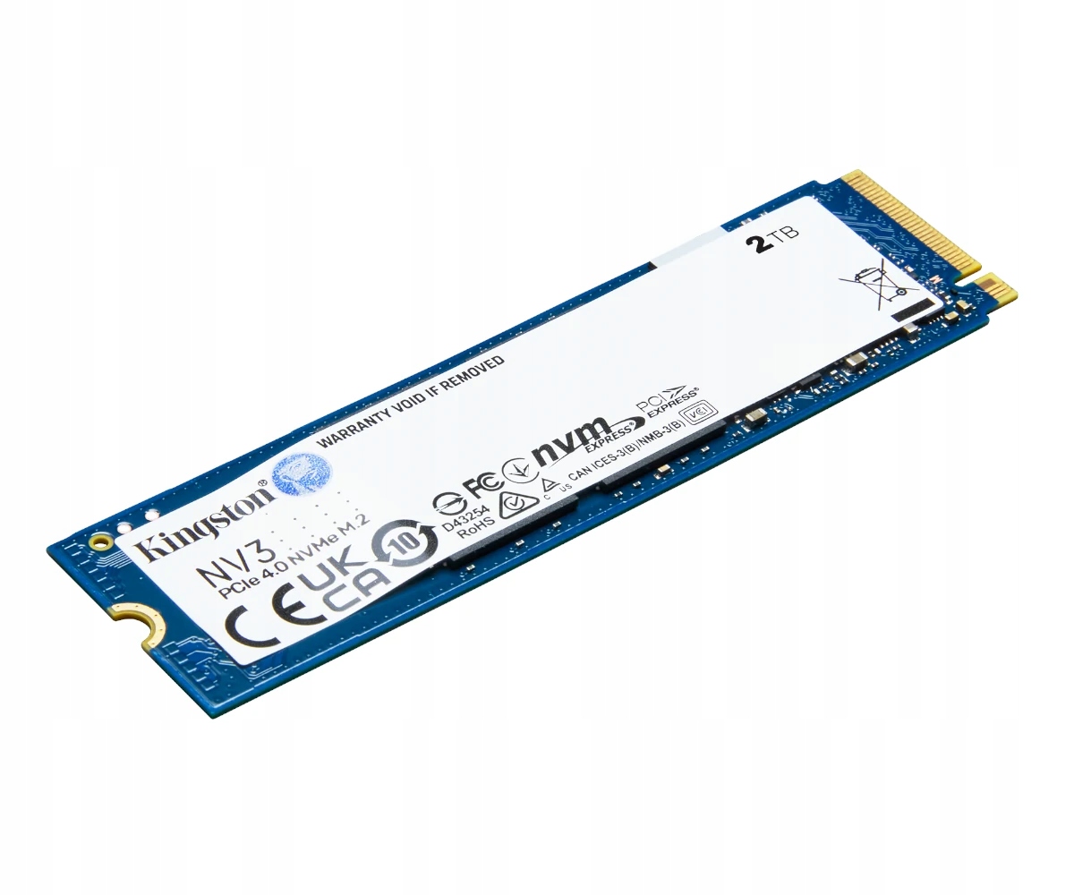 KINGSTON 2TB NV3 SSD M.2 2280 PCIe 4.0 NVMe — 4