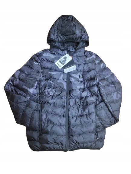 Pikowana kurtka chłopięca podgrzewana USB