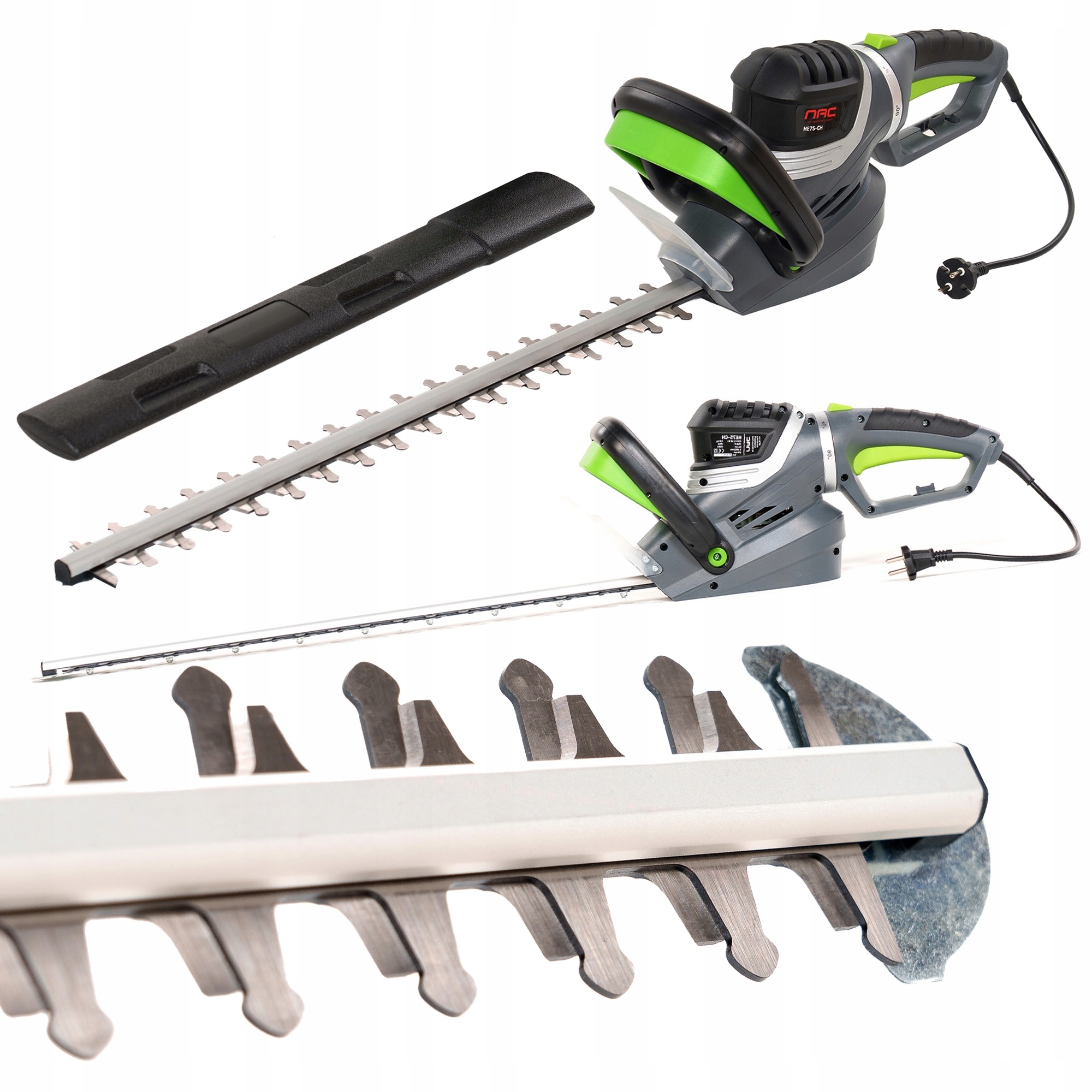 Elektrické Nůžky Na Živý Plot 750W Nac HE75-CH, Přídavná Rukojeť 61 CM