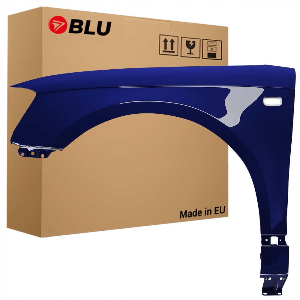 Blu Blatník Audi A3 8P LZ5J levý modrý 03-08 přední