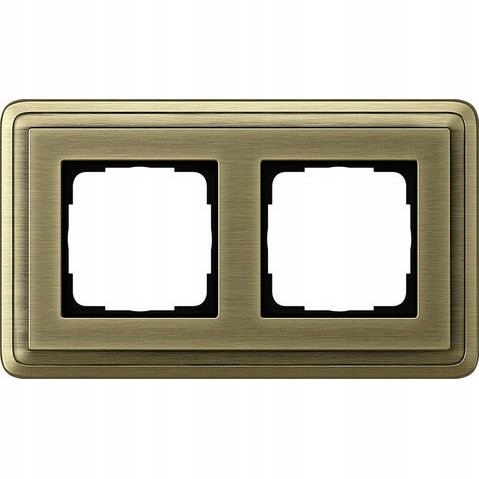 Gira Classix Dvojitý Rámik Hnedý 0212621