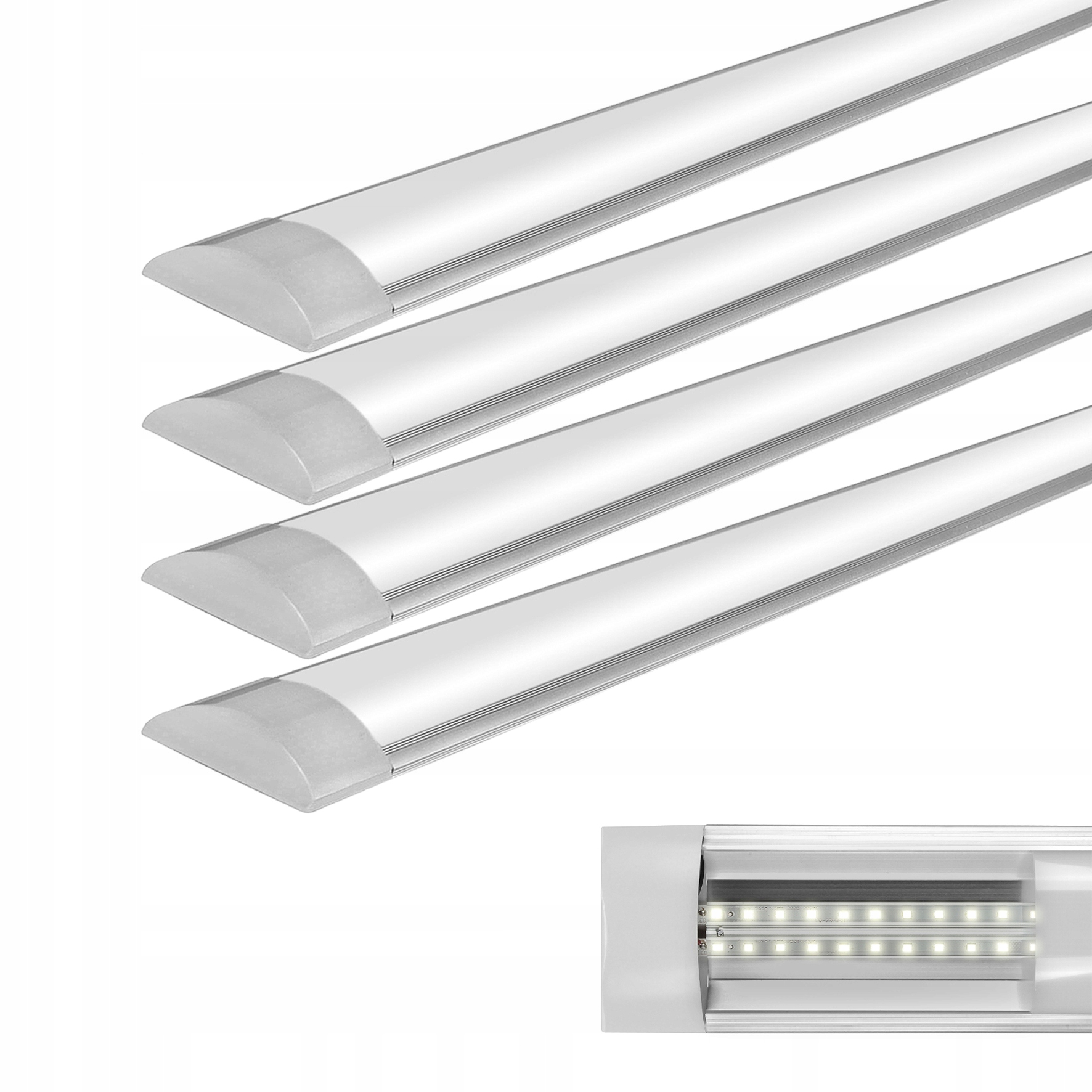 

4 x Panel Lampa Led Świetlówka Natynkowa 120cm 36W