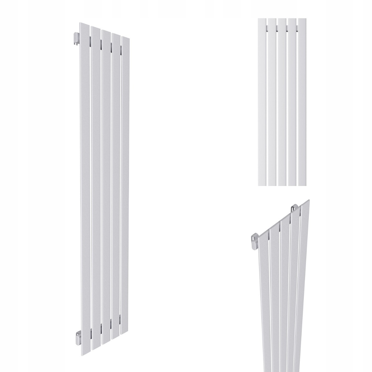Dekorativní Vertikální RADIÁTOR-R5 1000/380 Šedá Struktura