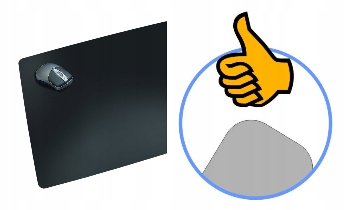 

Mata Podkładka Na Biurko Ochronna 50x70 Czarna