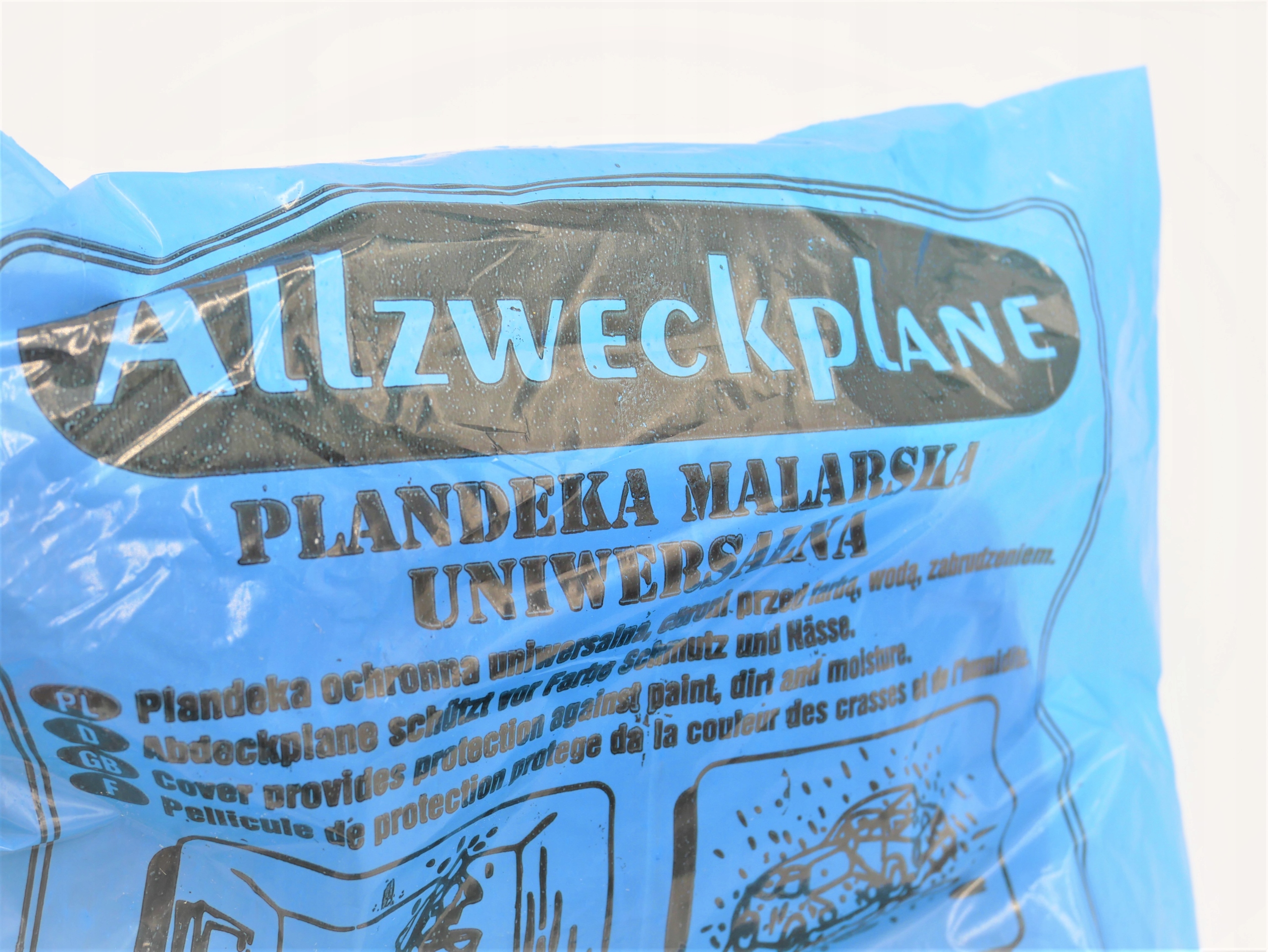 FOLIA MALARSKA GRUBA BUDOWLANA OCHRONNA 4X5M DO ZABEZPIECZANIA 20 m2 Marka inna