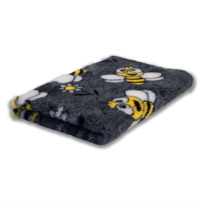 Legowisko antypoślizgowe dla psa Dry Bed 28mm Buba szary w pszczoły
