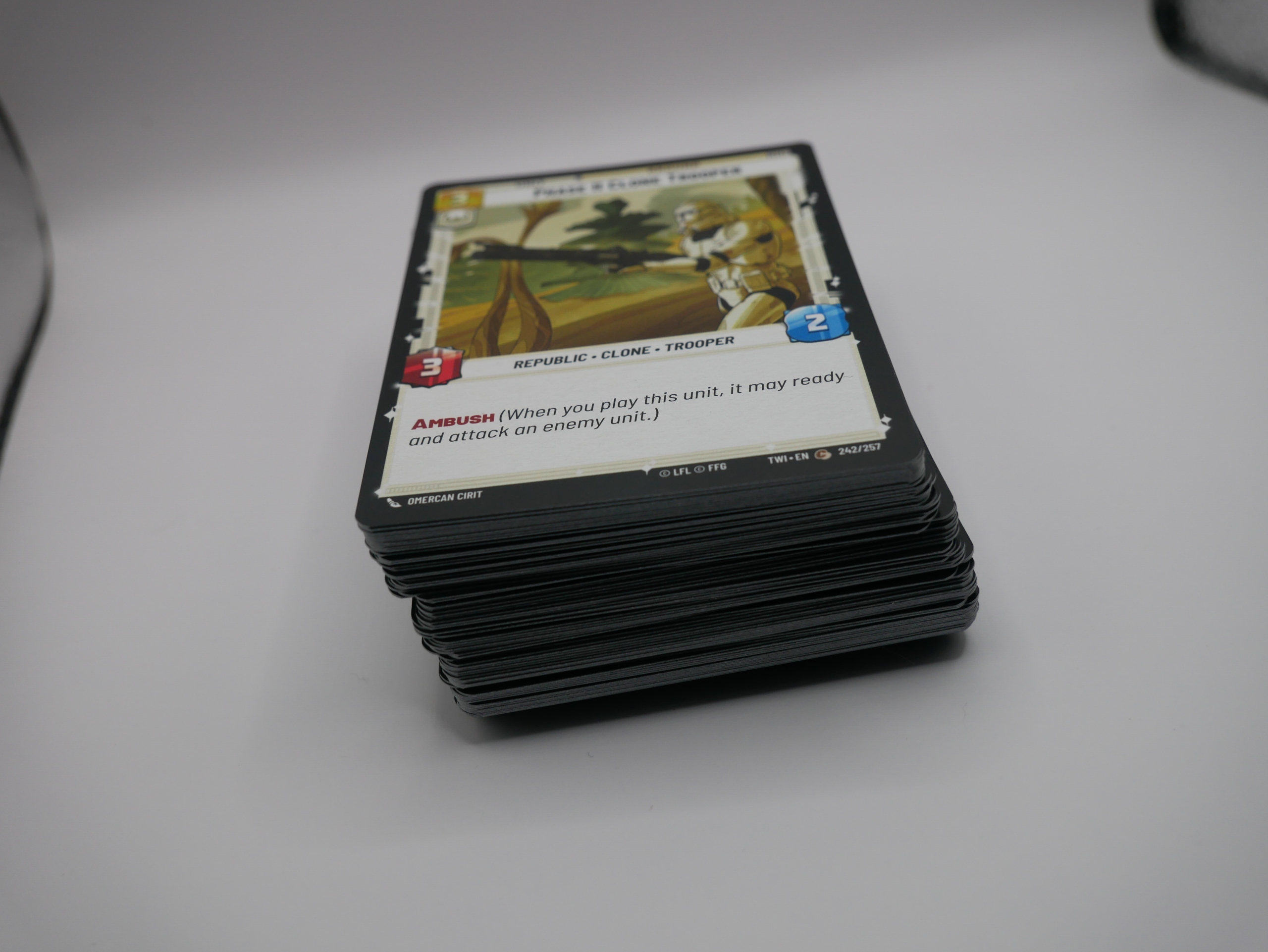 Star Wars Unlimited Twilight Republic Common Set Zestaw kart